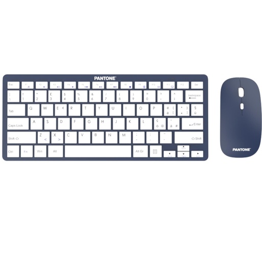 [PT-KB09N] PANTONE TASTIERA CON MOUSE NAVY