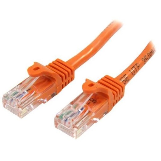 [45PAT50CMOR] CAVO DI RETE .5M ARANCIO CAT5E