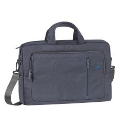 [7530GY] GREY LAPTOP CANVAS BAG 15.6