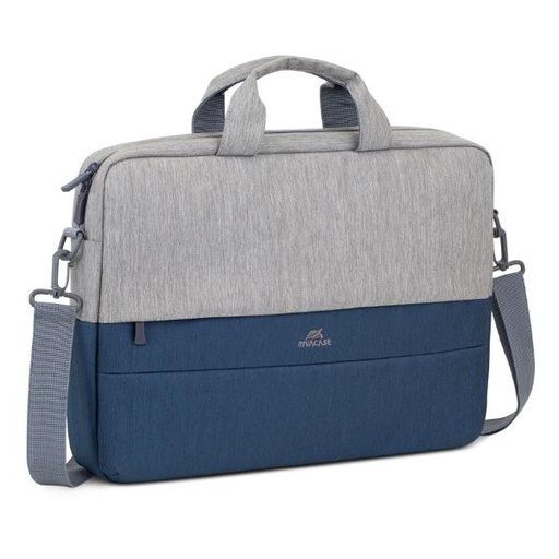 [7532GREY] 7532 GREY/DARK BLUE BAG 15.6