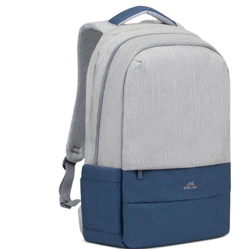 [7567GREY] 7562 GREY/DARK BLUE BACKPACK 17.3