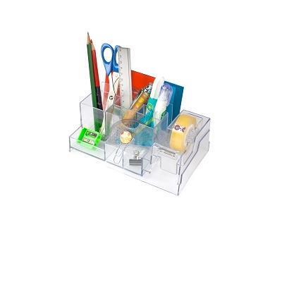 [1737-T] DESK ORGANIZER IN ABS TRASPARENTE