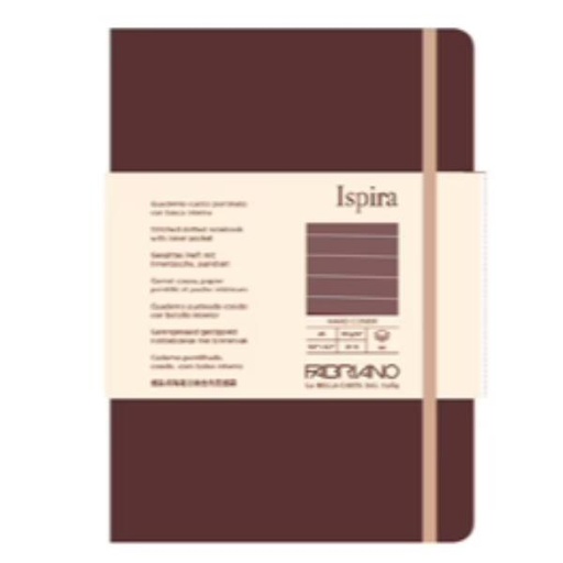 [19714801] FG96 ISPIRA HARD A5 LINES BROWN