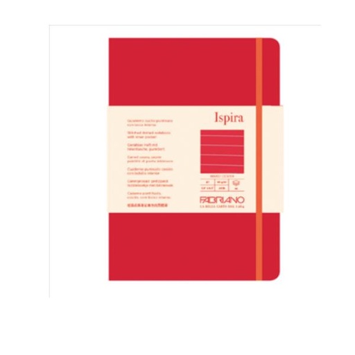 [19714802] FG96 ISPIRA HARD A5 LINES RED