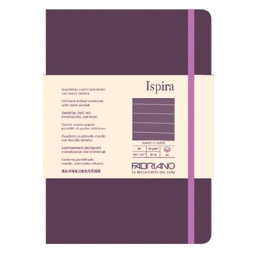 [19714803] FG96 ISPIRA HARD A5 LINES PURPLE