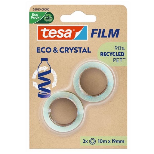 [59035-00000-00] CF6XBL2 TESAFILM ECO CRYSTAL 10X19