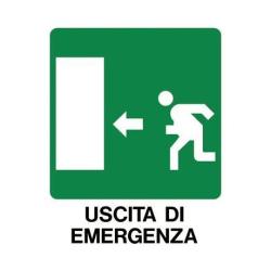 [593EF52030] CARTELLO USCITA EMERGENZA FR SINIS