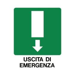 [593EF52051] CARTELLO USCITA EMERGENZA