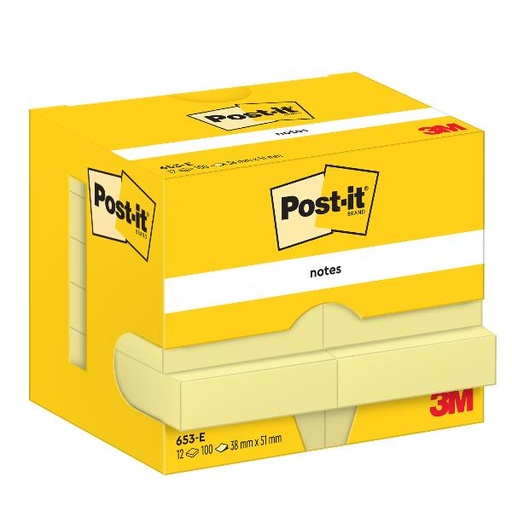 [653-PEFC] CF12 POST IT GIALLO 38X51