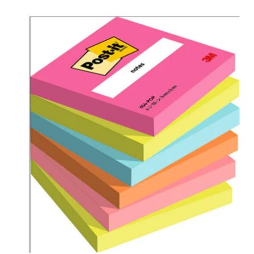 [654-6-POP] CF6POST-IT- PI- 76X76-POPTIMISTIC