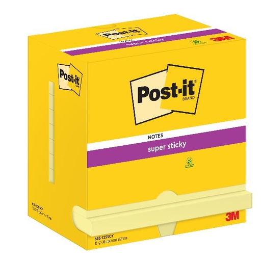 [655-12SSCY] CF12BLOC POST-IT SUPSTIC655-12SSCY