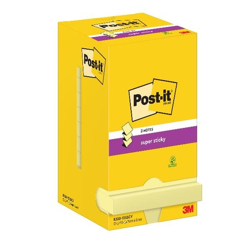 [R330-12SS-CY] CF12BLOC POST-IT SUPSTIR330-12SS-CY