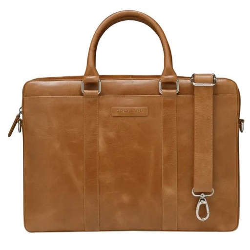 [BG15GT001492] BORSA PELLE NORDBORG 15 CUOIO