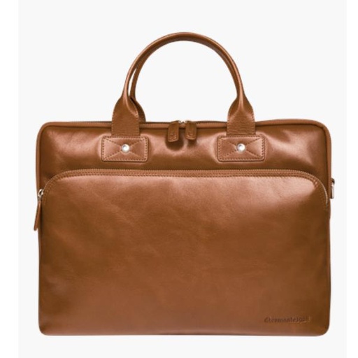 [BG16GT001498] BORSA PELLE KRONBORG 15 CUOIO