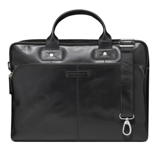 [BG16GTBL1499] BORSA PELLE KRONBORG 15 NERO