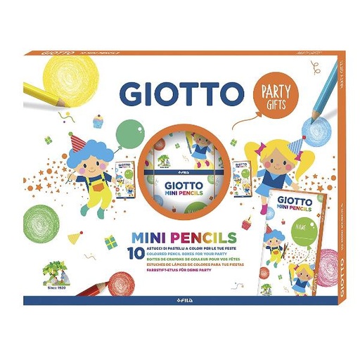 [312000A] CF10 GIOTTO MINI PENCILS PARTY S