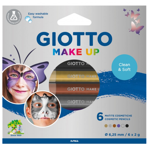 [474100] GIOTTO MAKE UP AST6 MAT COL MET ASS