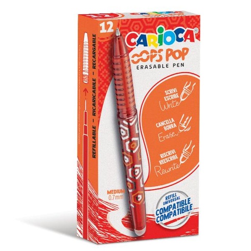 [42044/03] CF12 PENNA CANCELLABILE ROSSO