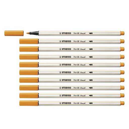 [568/54] CF10 STABILO PEN 68 BRUSH ARANCIO