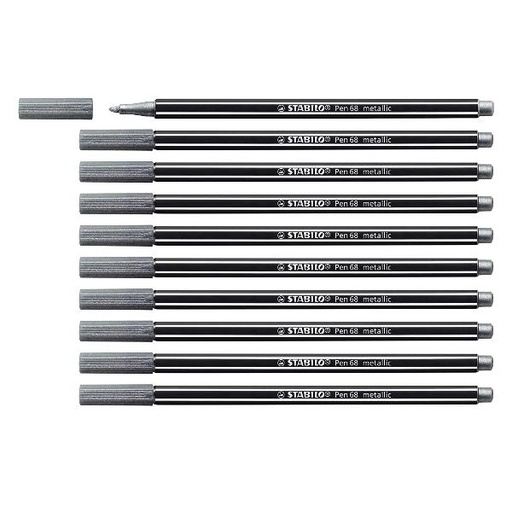 [68/805] CF10 STABILO PEN68METALLIC ARGEN