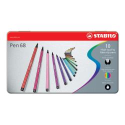 [6810-6] AST10 STABILO PEN 68 COL ASSORT