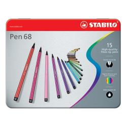 [6815-6] AST15 STABILO PEN 68 COL ASSORT