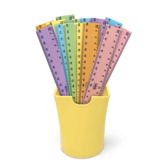 [81071] BARATTOLO 36PZ RIGHELLI 20CM PASTEL