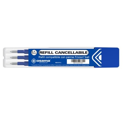 [OW10136B] CF12 RISCRIVI REFILL GEL CANC BLU