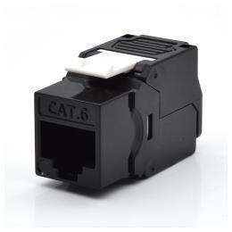 [WPC-KEY-6UP-BL] PRESA RJ45U CAT.6  NERO