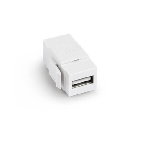 [WPC-KEY-USB] ACCOPPIATORE USB KEYSTONE BIANCO