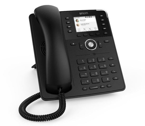 [00004389] TELEFONO SNOM D735 W/O PS BLACK