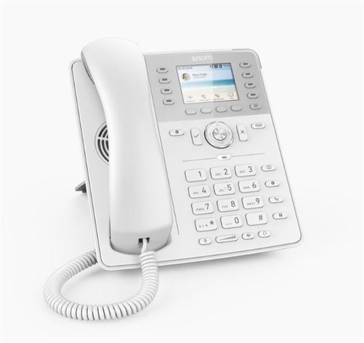 [00004396] TELEFONO SNOM D735 W/O PS WHITE