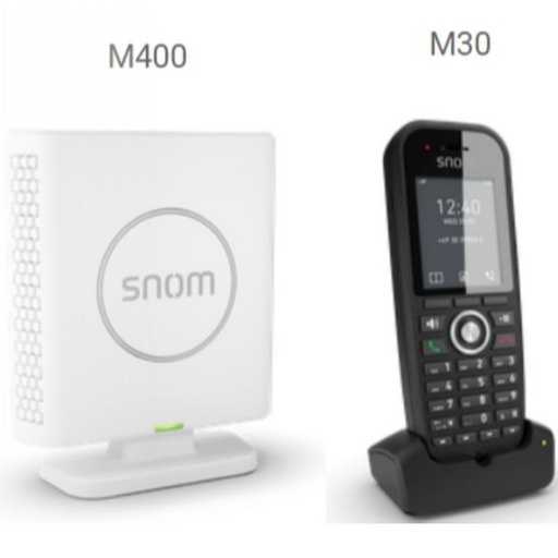 [00004589] SNOM M430 DECT BUNDLE DOUBLE-CELL