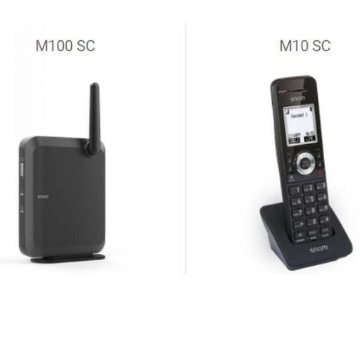 [00004610] SNOM M110 DECT BUNDLE SINGLE-CELLS