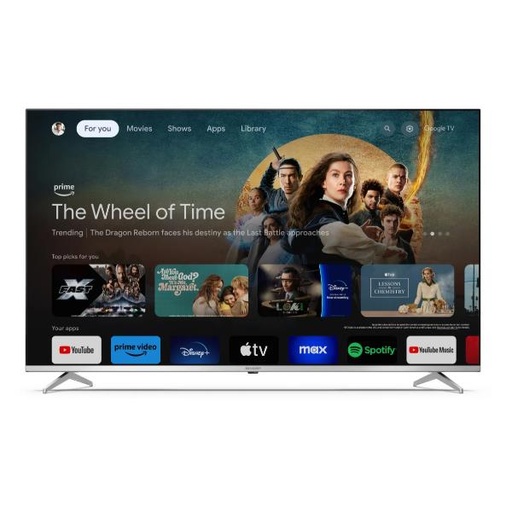 [55GP6260E] 55 UHD 4K FRAMELESS GOOGLE TV QLED