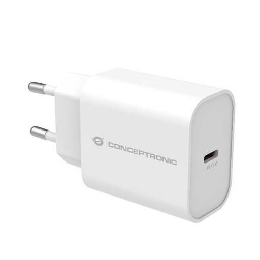 [ALTHEA07W] MINI USB CHARGER 20W WHITE USB-C