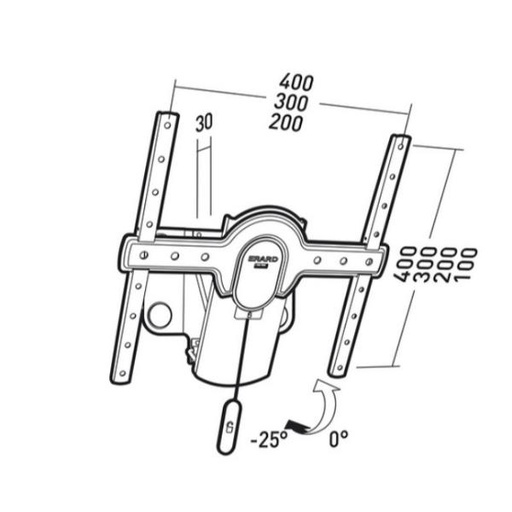 [AMER044240] STAFFA TOP INCLINABILE