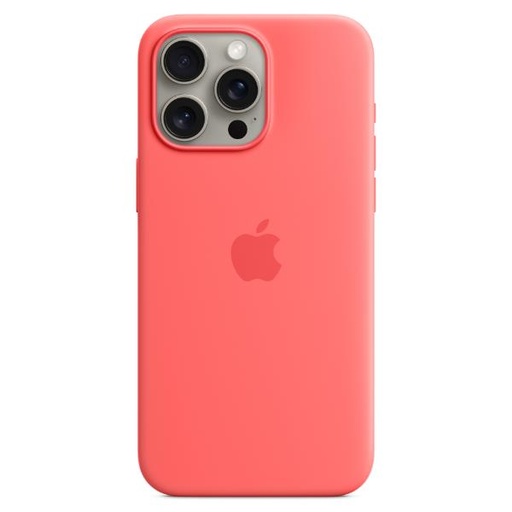 [MT1V3ZM/A] IPHONE 15 PRO MAX SI CASE GUAVA