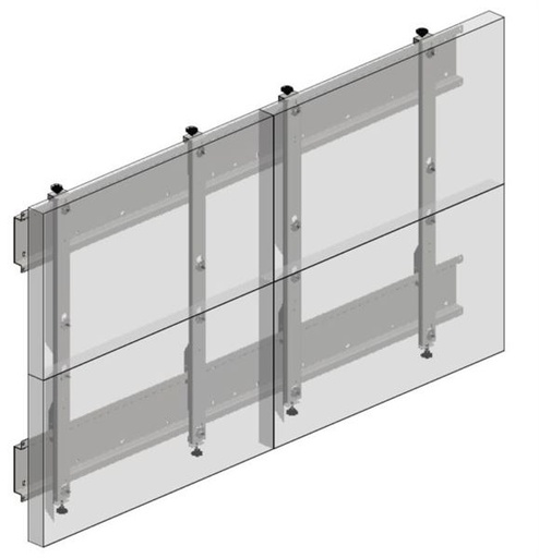 [PM5370] STR.VIDEOWALL 2X2 PER 46