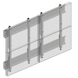 [PM5380] STR.VIDEOWALL 2X2 PER 55