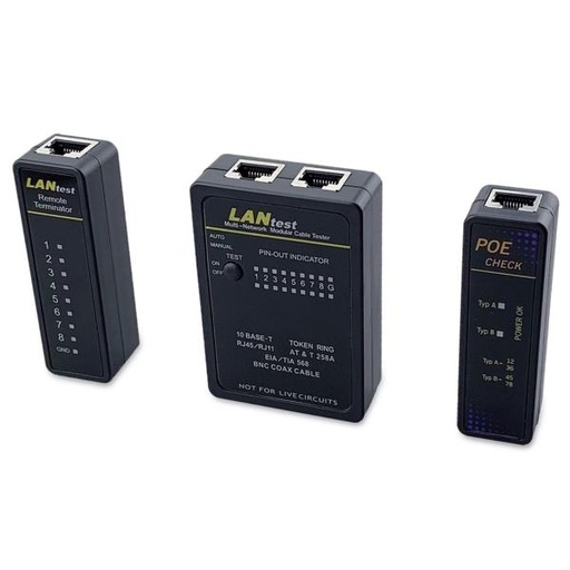 [129968] ETWORK CABLE TESTER  RJ45  BNC  POE