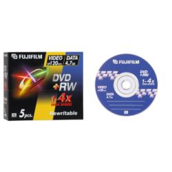 [45267] DVD RW 4 7GB 4X JEWEL CASE CONF 5PZ