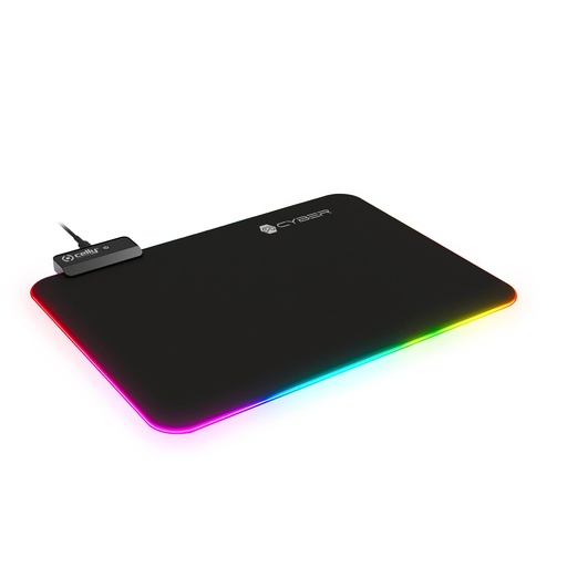 [CYBERPADBK] GAMING MOUSEPAD RGB BLACK