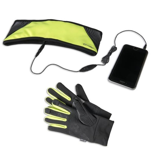 [SPORTKIT17YL] SPORT STEREO BAND GLOVES YELLOW