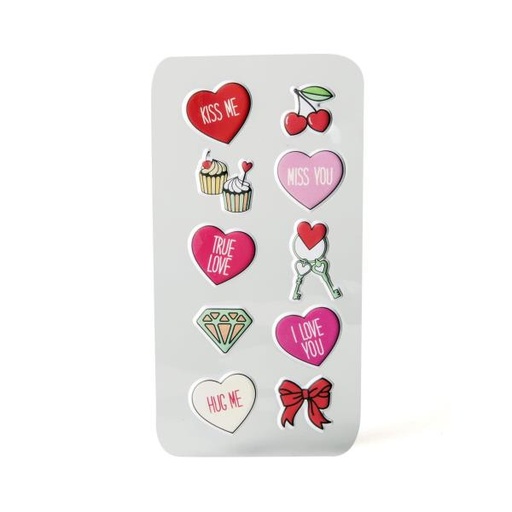 [STICKERTEEN07] 3D STICKERS TEEN LOVE